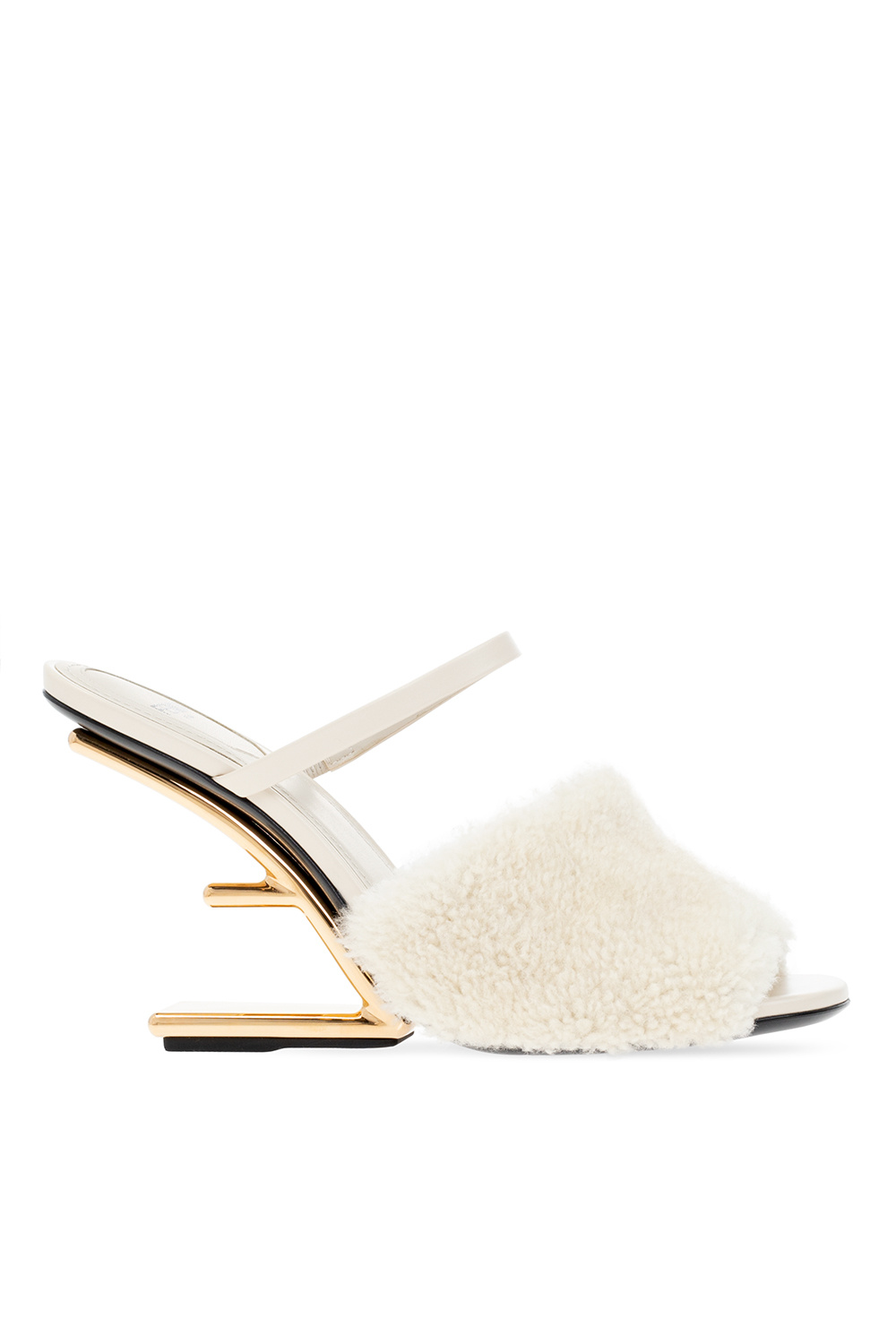 Fendi fur outlet mules